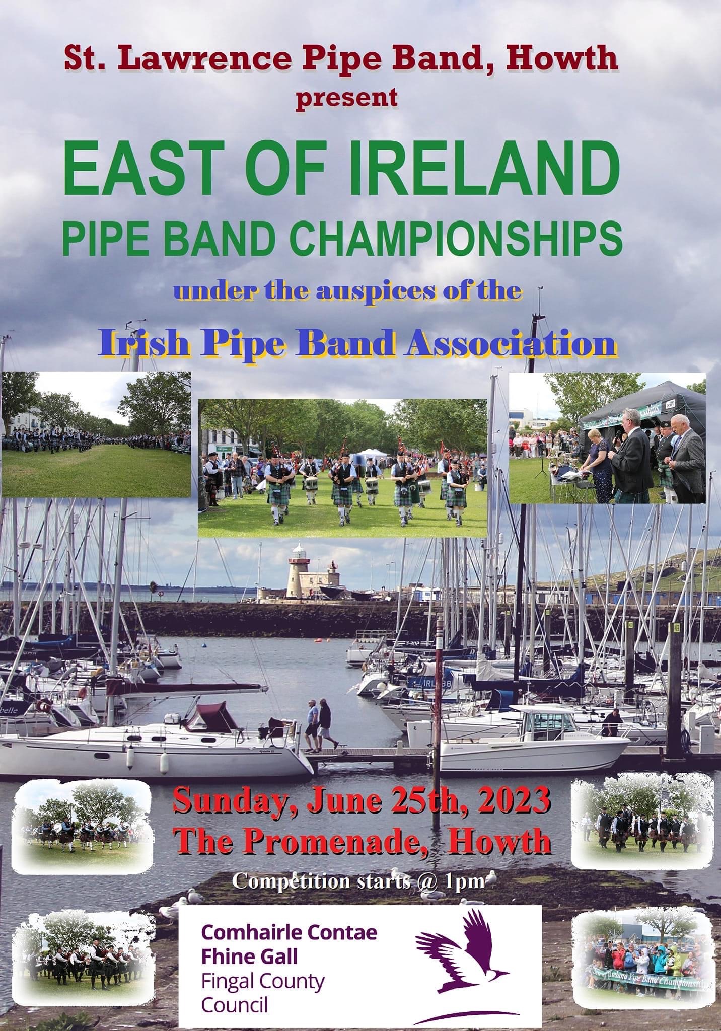 East of Ireland Pipe Band Championships, Howth , County Dublin IPBA